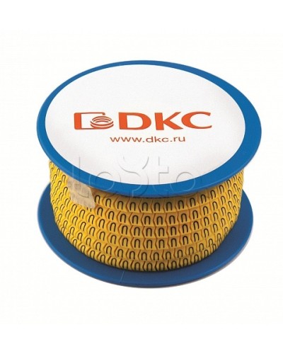 Колечко маркировочное S, 2.5-4мм. черное на желтом DKC AZO3SSBY в Коврове Аксессуары для кабель-канала Pintop.ru