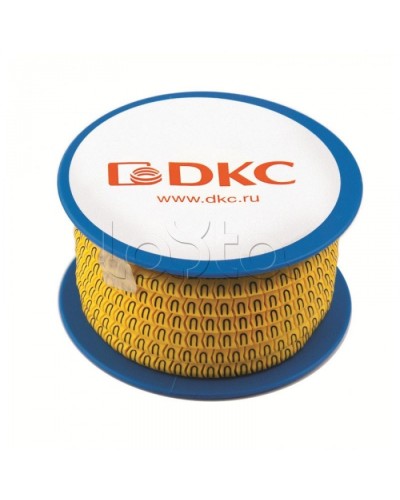 Колечко маркировочное +, 4-8мм. черное на желтом DKC AZS410BY в Коврове Крепежные изделия Pintop.ru