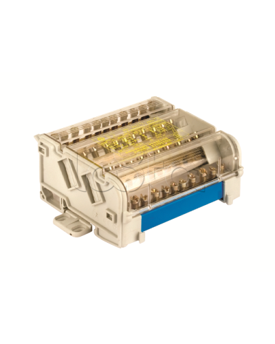 Блок распределительный на DIN рейку 2р 125А, 7х6мм 2х7,5мм 2x9мм DKC BD125112 в Коврове Аксессуары для лотков Pintop.ru