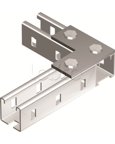 Пластина соединительная L-обр., длина 90х90 мм, 3отв., горячеоцинкованная DKC BMD1021HDZ в Коврове Крепежные изделия Pintop.ru