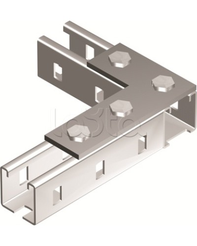 Пластина соединительная L-обр., длина 90х140 мм, 4отв., горячеоцинкованная DKC BMD1022HDZ в Коврове Аксессуары для лотков Pintop.ru