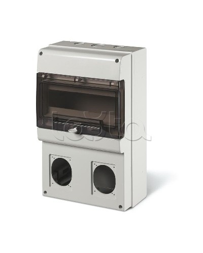 Корпус на 12 модулей и 2 поста с основанием 70х87 мм. Тип M400 DKC DIS6723300 в Коврове Аксессуары для стоек и шкафов Pintop.ru