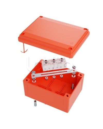 Коробка пластиковая FS с гладкими стенками и клеммниками DKC IP56 100х100х50мм FSB10404 в Коврове Распределительные коробки Pintop.ru