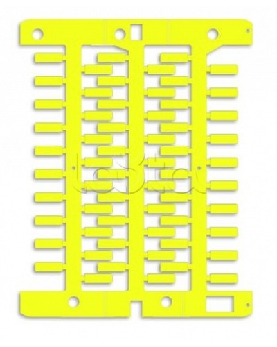 Маркировка для провода, жесткая, для трубочек. 4х12мм. Желтая DKC NUT12Y в Коврове Крепежные изделия Pintop.ru