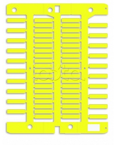 Маркировка для провода, жесткая, для трубочек. 4х18мм. Желтая DKC NUT18Y в Коврове Крепежные изделия Pintop.ru