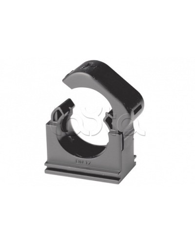 Держатель с крышкой DN 12 мм, полиамид, цвет чёрный DKC (PASW12N) в Коврове Держатели, клипсы, скобы Pintop.ru