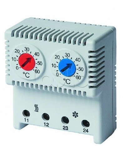 Термостат сдвоенный DKC (R5THRV13) в Коврове Аксессуары для стоек и шкафов Pintop.ru