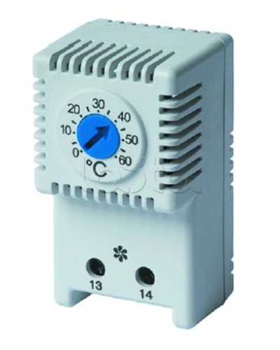 Термостат, NO контакт, диапазон температур: 0-60 °C DKC R5THV2 в Коврове Аксессуары для стоек и шкафов Pintop.ru
