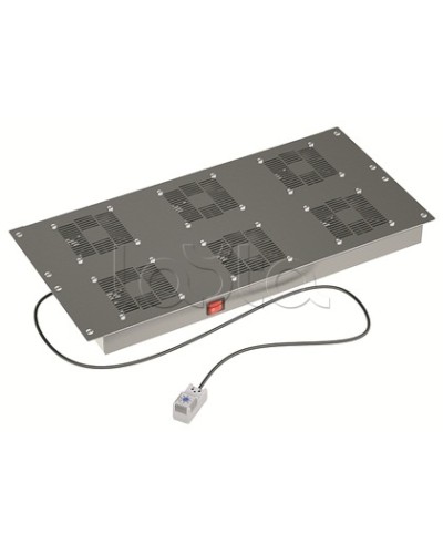 Потолочный вентиляторный модуль, с термостатом 6 вент. для крыши Ш= 600мм DKC R5VSIT6006FT в Коврове Вентиляторные модули Pintop.ru