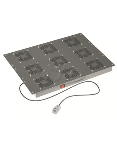 Потолочный вентиляторный модуль, с термостатом 9 вент. для крыши Ш=800мм DKC R5VSIT8009FT в Коврове Вентиляторные модули Pintop.ru