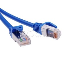 Патч-корд экранированный CAT5E F/UTP 4х2, LSZH, синий, 10м DKC RN5EFU4500BL