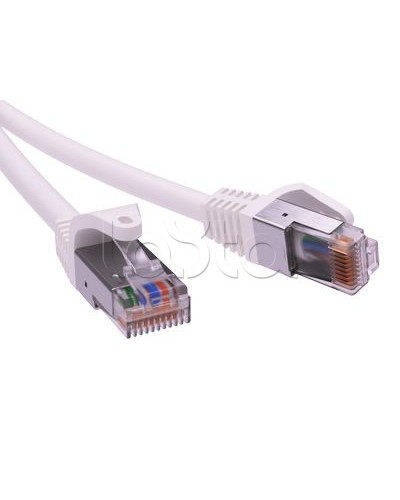 Патч-корд экранированный CAT5E F/UTP 4х2, LSZH, белый, 0.5м DKC RN5EFU4505WH в Коврове Патчкорды (медные) Pintop.ru