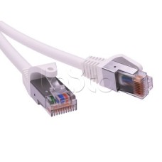 Патч-корд экранированный CAT5E F/UTP 4х2, LSZH, белый, 1м DKC RN5EFU4510WH