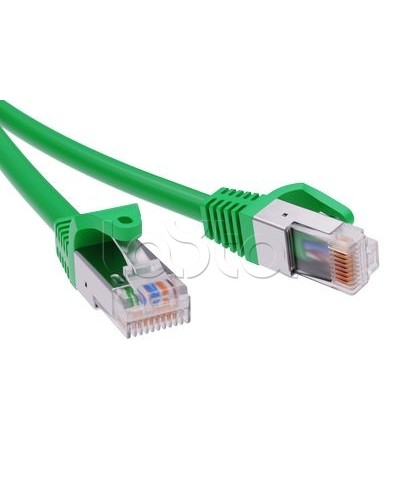 Патч-корд экранированный CAT5E F/UTP 4х2, LSZH, зелёный, 5м DKC RN5EFU4550GN в Коврове Патчкорды (медные) Pintop.ru