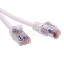 Патч-корд неэкранированный CAT6 U/UTP 4х2, LSZH, белый, 1м DKC RN6UU4510WH
