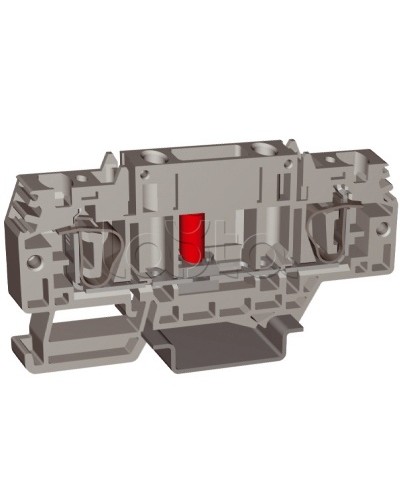 Зажим HSCB.4GR, тестовый с разъединителем, серый , 4 кв.мм DKC ZHB100GR в Коврове Держатели, клипсы, скобы Pintop.ru