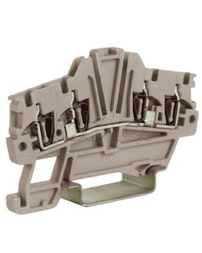 Зажим 1,5 кв.мм серый 2 ввод/2 вывода DKC ZHM420GR в Коврове Держатели, клипсы, скобы Pintop.ru