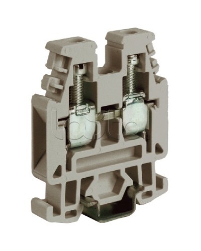 Зажим 4 кв.мм серый DKC ZRP300GR в Коврове Крепежные изделия Pintop.ru