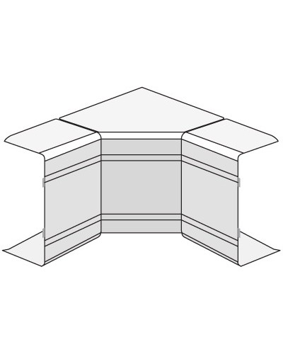 Угол внутренний изменяемый (70-120°) NIAV 25x30 мм DKC 01721 в Коврове Аксессуары для кабель-канала Pintop.ru