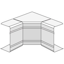 Угол внутренний изменяемый (70-120°) NIAV 120х40 мм DKC 01726