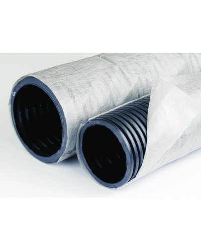 Труба ПНД гибкая дренажная д.125мм с геофильтром SN6, перфорация 360 град DKC (141912A) в Коврове Труба гофрированная Pintop.ru