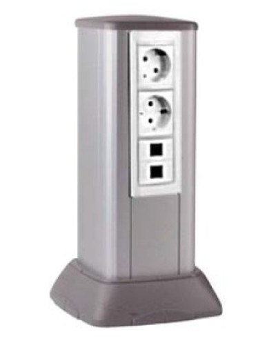 Миниколонна алюминиевая 0,35 м, цвет светло-серебристый металлик DKC 19531 в Коврове Коммутационные изделия Pintop.ru