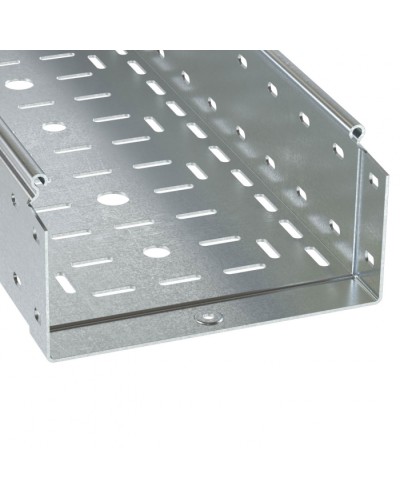 Лоток перфорированный 100х100 L3000 толщ.1,0 мм, горячеоцинкованный DKC (3534110HDZ) в Коврове Кабельные лотки Pintop.ru