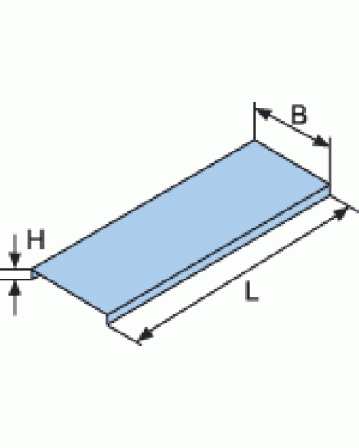 Крышка для лотка с заземлением осн. 80x3000 DKC 35521 в Коврове Аксессуары для лотков Pintop.ru