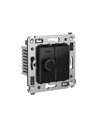 Диммер поворотный в стену, Avanti, Черный квадрат DKC 4402133 в Коврове Аксессуары для стоек и шкафов Pintop.ru