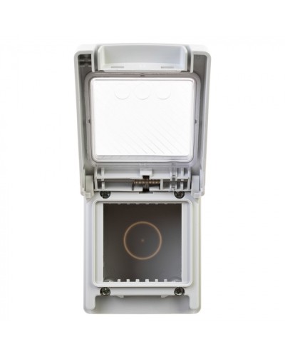 Коробка для настенного монтажа Avanti, IP55, серая, 2 модуля DKC (4403932) в Коврове Распределительные коробки Pintop.ru