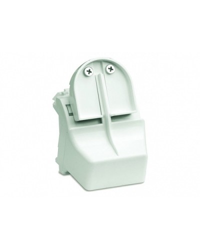 Адаптер для оптоволоконных разъемов 2хST, c системой пломбировки, белый, 2мод. DKC 76618B в Коврове Аксессуары для стоек и шкафов Pintop.ru