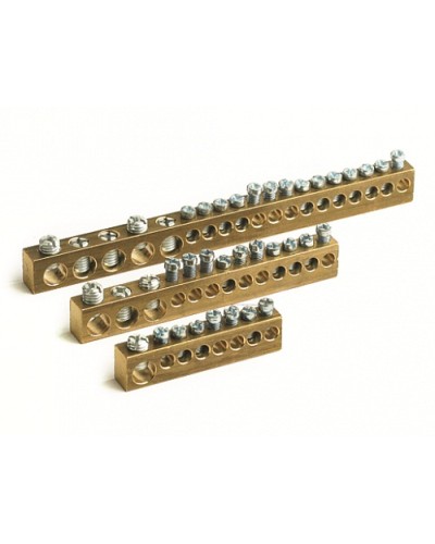 Колодка клеммная 12мод. (отв.3х5.4мм+10х4.5мм) DKC 87412 в Коврове Коммутационные изделия Pintop.ru