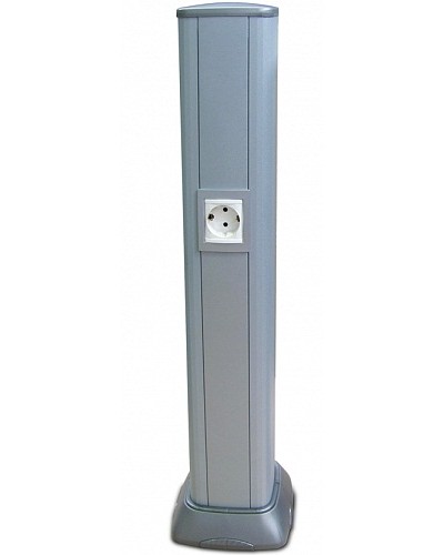 Колонна алюминевая 0,71 м, цвет темно-серебристый металлик DKC 09594 в Коврове Аксессуары для стоек и шкафов Pintop.ru