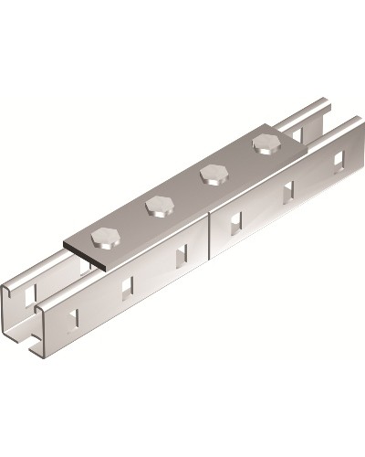 Пластина соединительная, длина 190 мм, 4отв., горячеоцинкованная DKC (BMD1012HDZ) в Коврове Аксессуары для лотков Pintop.ru