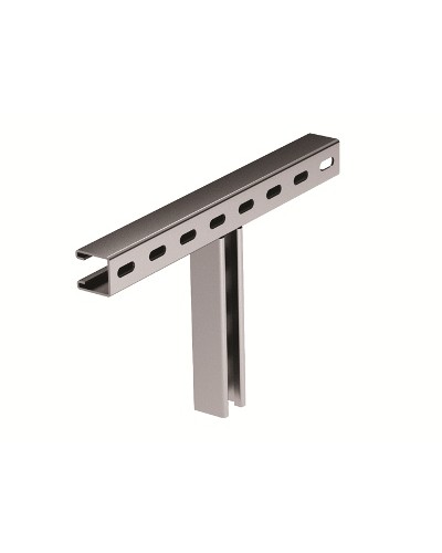 Крепление Т-образное к вертикальной двутавровой балке 200 мм горячеоцинковнное DKC BMH3020HDZ в Коврове Аксессуары для кабель-канала Pintop.ru