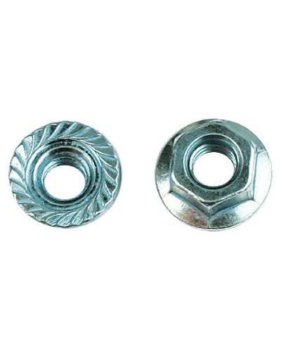 Гайка с насечкой, препятствующей откручиванию М10, нержавеющая сталь DKC CM101000INOX в Коврове Крепеж Pintop.ru