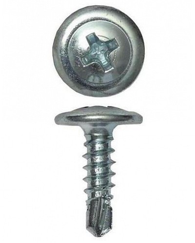 Саморез с пресс-шайбой 4.2x19 острый DKC CM275019 в Коврове Крепеж Pintop.ru