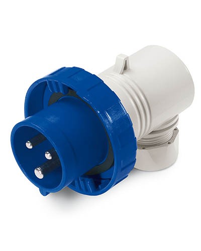 Вилка кабельная угловая IP67 16А 2P+E 230В DKC DIS2261633 в Коврове Аксессуары для стоек и шкафов Pintop.ru