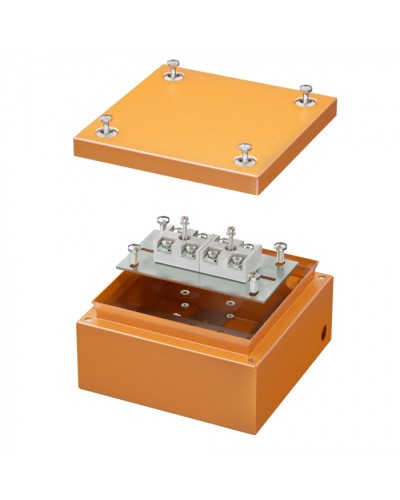 Коробка стальная FS с гладкими стенками и клеммниками IP66,150х150х80мм DKC (FSK30410) в Коврове Распределительные коробки Pintop.ru