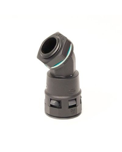 Монтажный комплект муфта 45 грд. труба-коробка DN 48 мм, М50х1,5, полиамид, цвет черный DKC PACL48M50N в Коврове Крепеж: Дюбели, шурупы, саморезы Pintop.ru