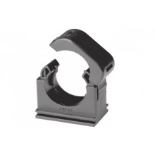 Держатель с крышкой DN 17 мм, полиамид, цвет чёрный (PASW17N)