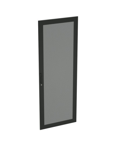 Дверь перфорированная одностворчатая для IT-CQE 2000 x 800 RAL9005 DKC R5ITCPRMM2080B в Коврове Аксессуары для стоек и шкафов Pintop.ru