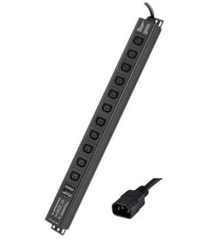 Блок распределения питания вертикальный для 19 шкафов DKC R5VIEC11CDOP в Коврове Блоки розеток Pintop.ru