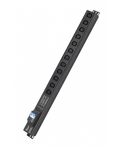 Блок распределения питания вертикальный для 19 шкафов DKC R5VIEC12CBOP в Коврове Блоки розеток Pintop.ru