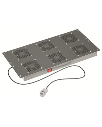 Потолочный вентиляторный модуль, с термостатом 6 вент. для крыши Ш=800мм DKC R5VSIT8006FT в Коврове Вентиляторные модули Pintop.ru