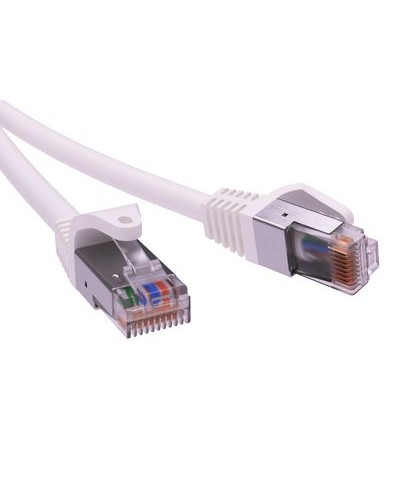 Патч-корд экранированный CAT5E F/UTP 4х2, LSZH, белый, 10м DKC RN5EFU4500WH в Коврове Патчкорды (медные) Pintop.ru