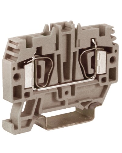 Зажим 4 кв.мм серый DKC ZHM250GR в Коврове Держатели, клипсы, скобы Pintop.ru