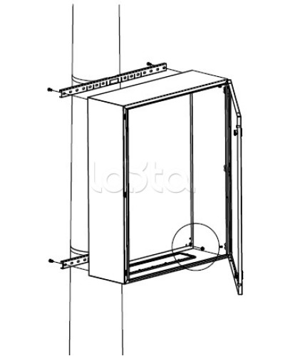 Комплект крепления шкафов DKC (R5FB300) в Коврове Полки для шкафов и стоек Pintop.ru