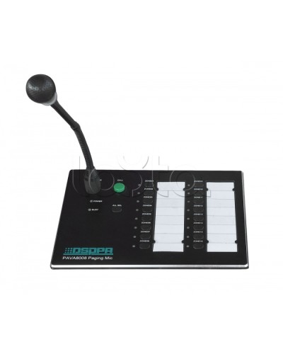 Консоль микрофонная DSPPA PAVA-8008 в Коврове Система оповещения и трансляции Dsppa Pintop.ru
