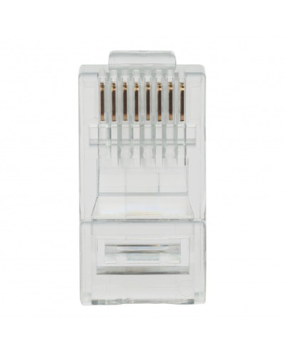 Коннектор (вилка) UTP кат.6 8P8C универсальная, 15U, 3 зубца, упак 100 шт Datarex DR-3003 в Коврове Коннекторы Pintop.ru